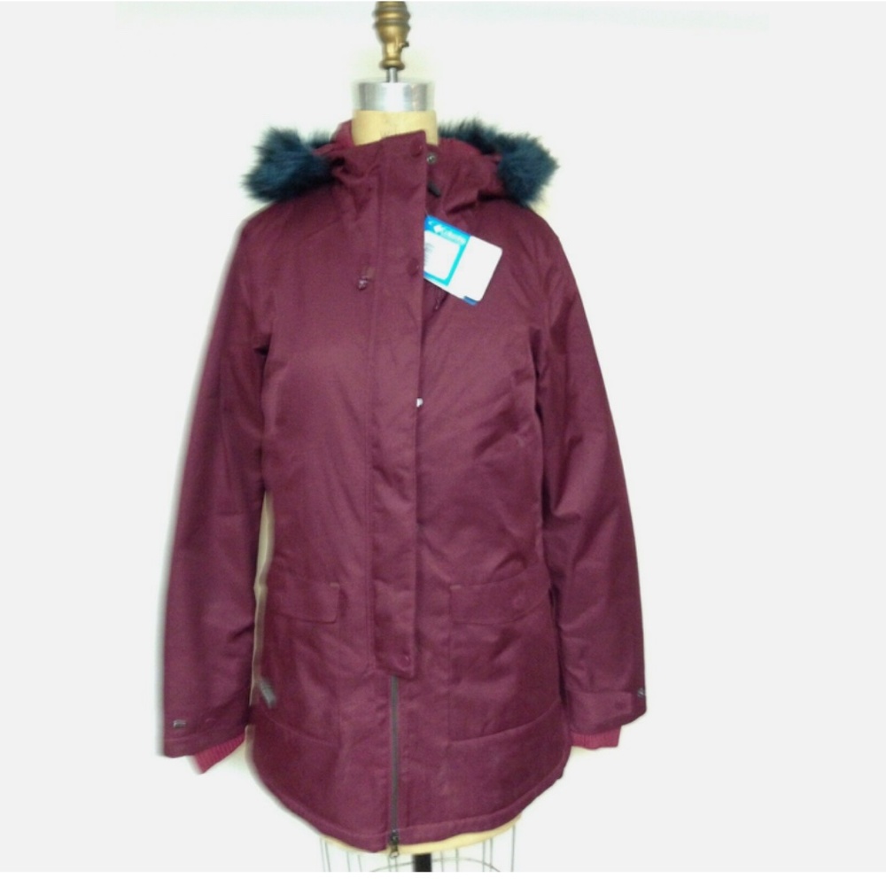 Columbia Women's Hawks Prairie™ Jacket WKO901-624 Merlot XS NWT $220